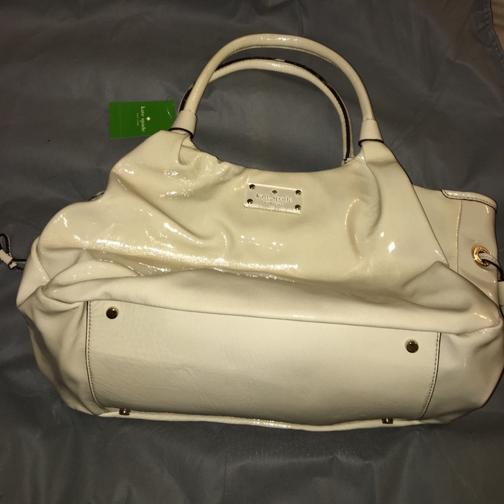 Kate Spade patent nude purse