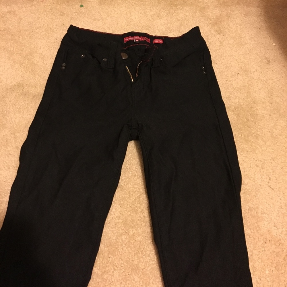 Black skinny jeans