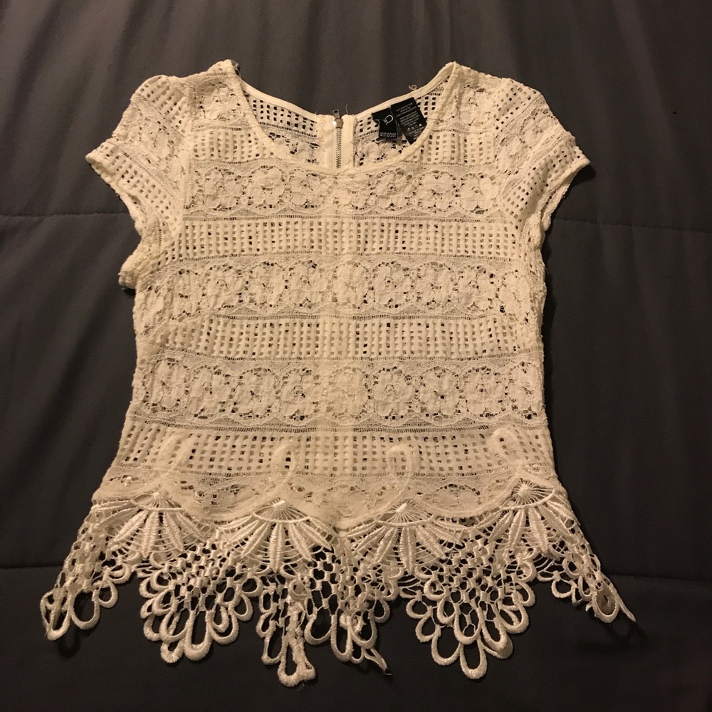 Windsor White Lace Top