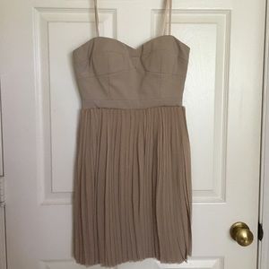 BCBG Nude/Gray Mini Dress