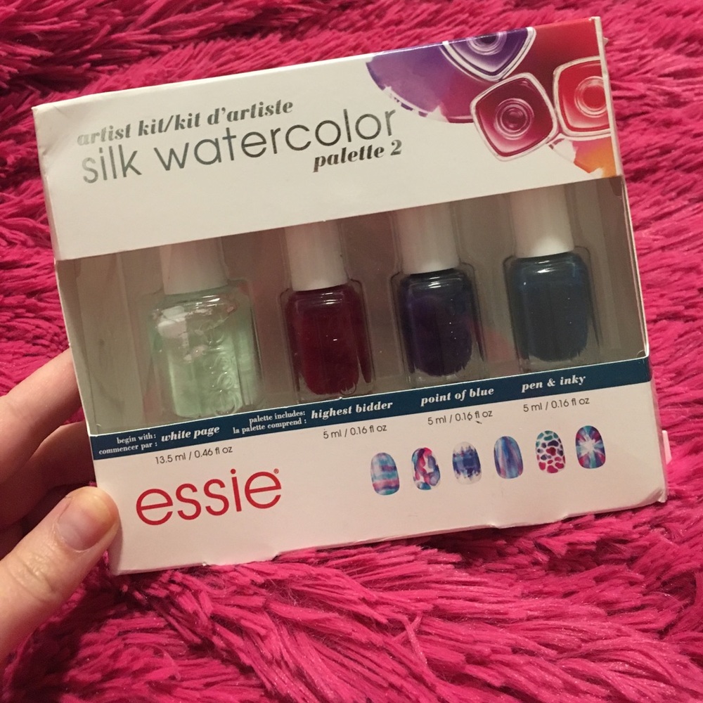 Essie silk watercolor palette 2 nail polish
