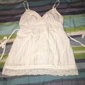 Forever 21 size L woven white top