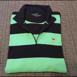 Striped 1/4 Zip