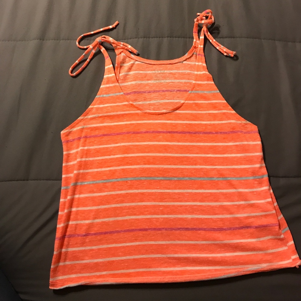 Lilu Striped and Tied Tank Top