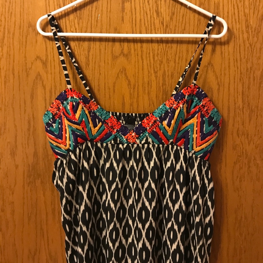 Patterned maxi dress