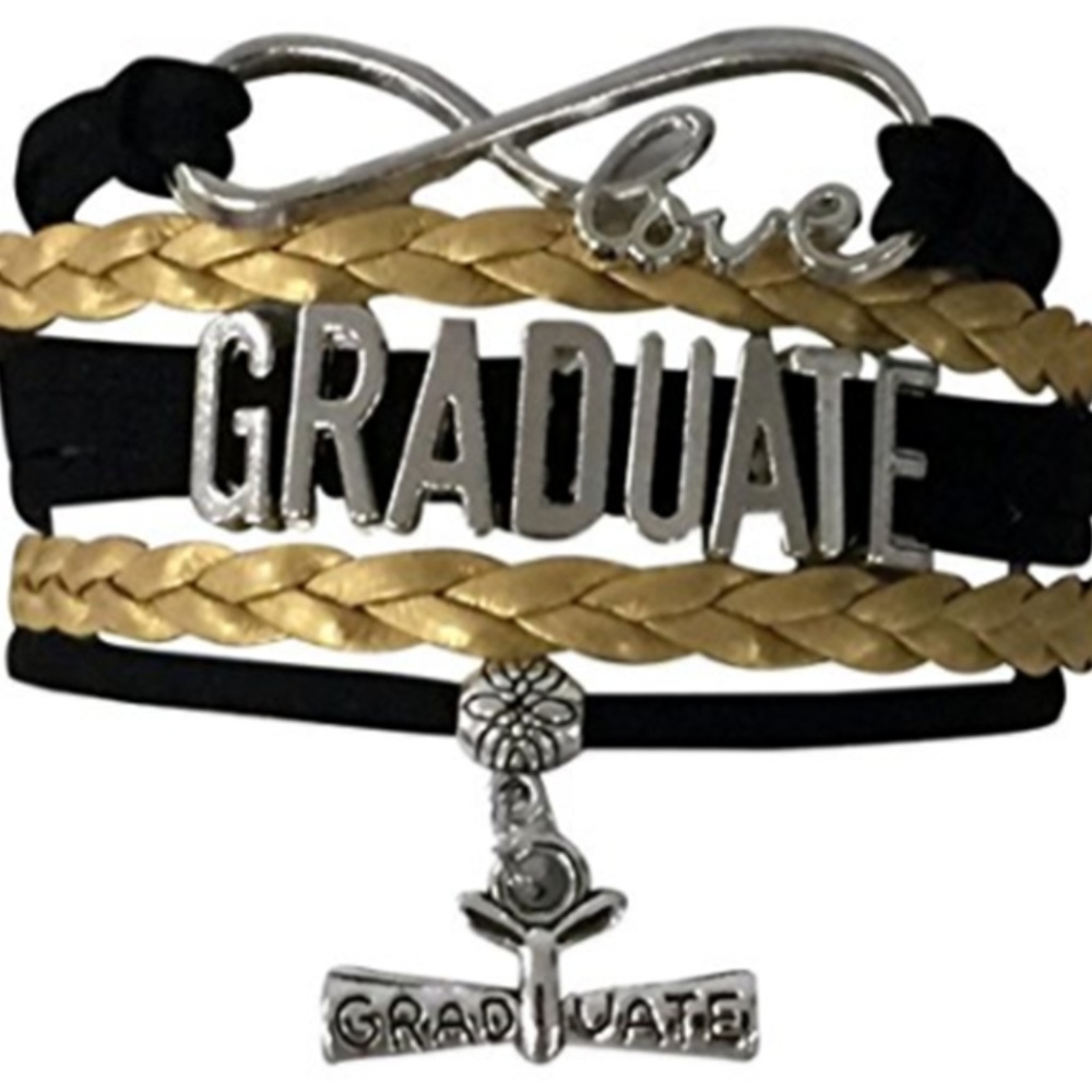 Graduation Jewelry, Infinity Graduate Bracelet