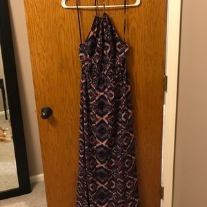 Patterned maxi dress