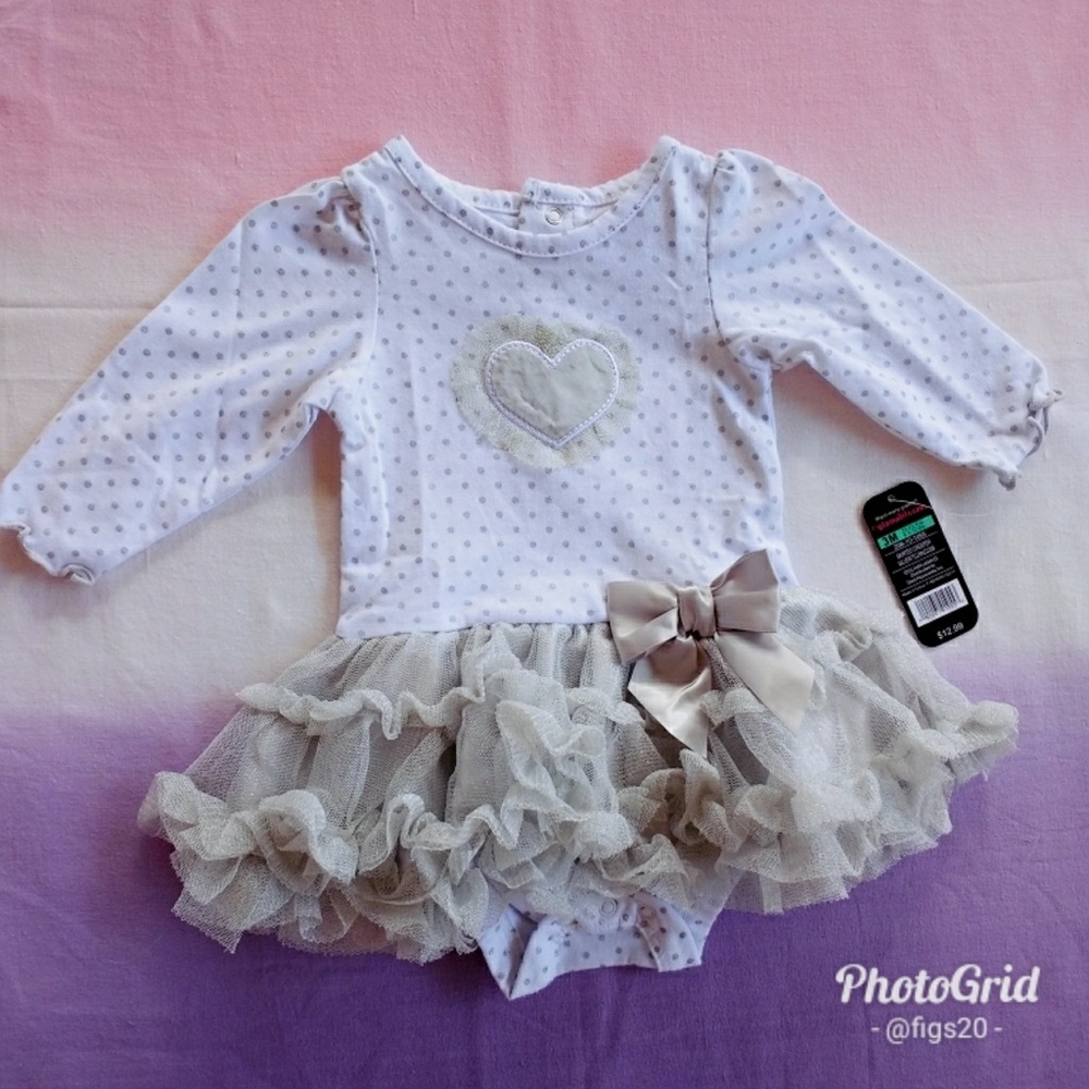 NWT Baby Glam Tutu Onesie