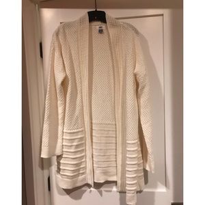 Long Textured Cardigan