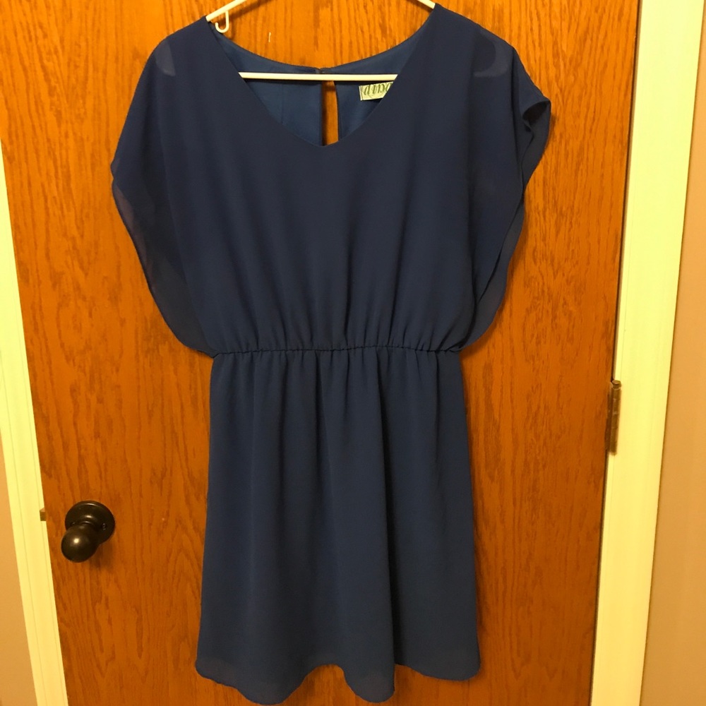 Royal blue dress