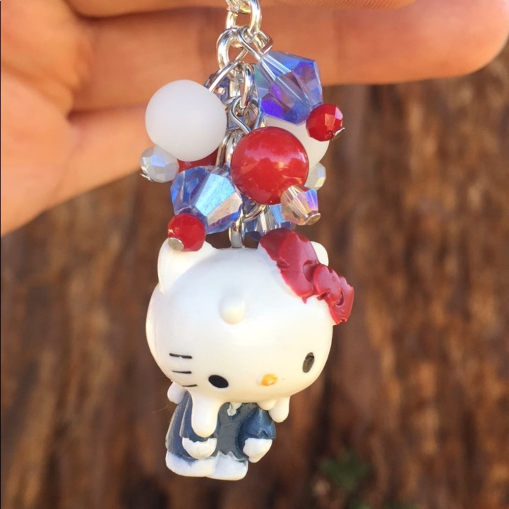 Hello kitty monster zombie fob