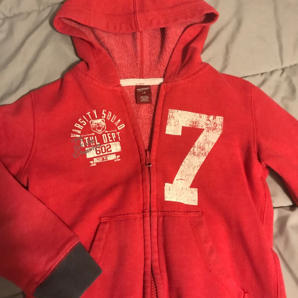 Boys zip up hoodie