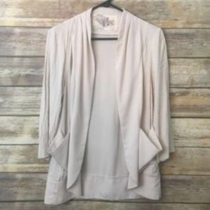 Kimchi-Blue Relaxed Fit Cream Blazer