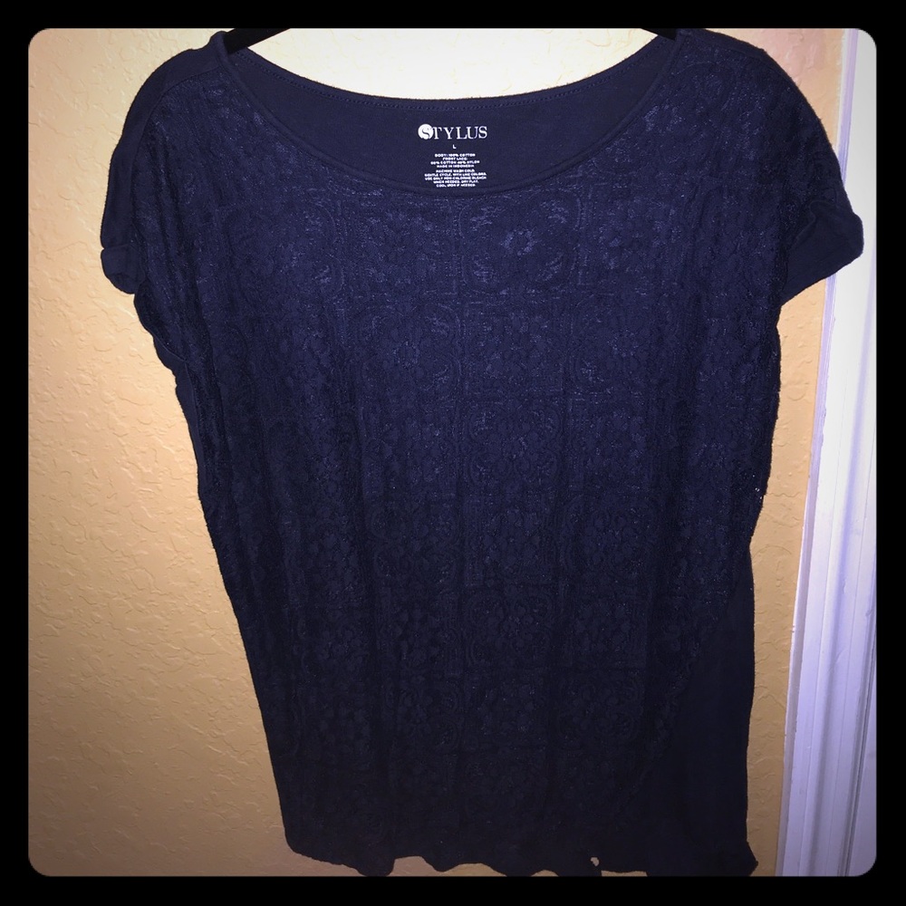 Navy blue shirt