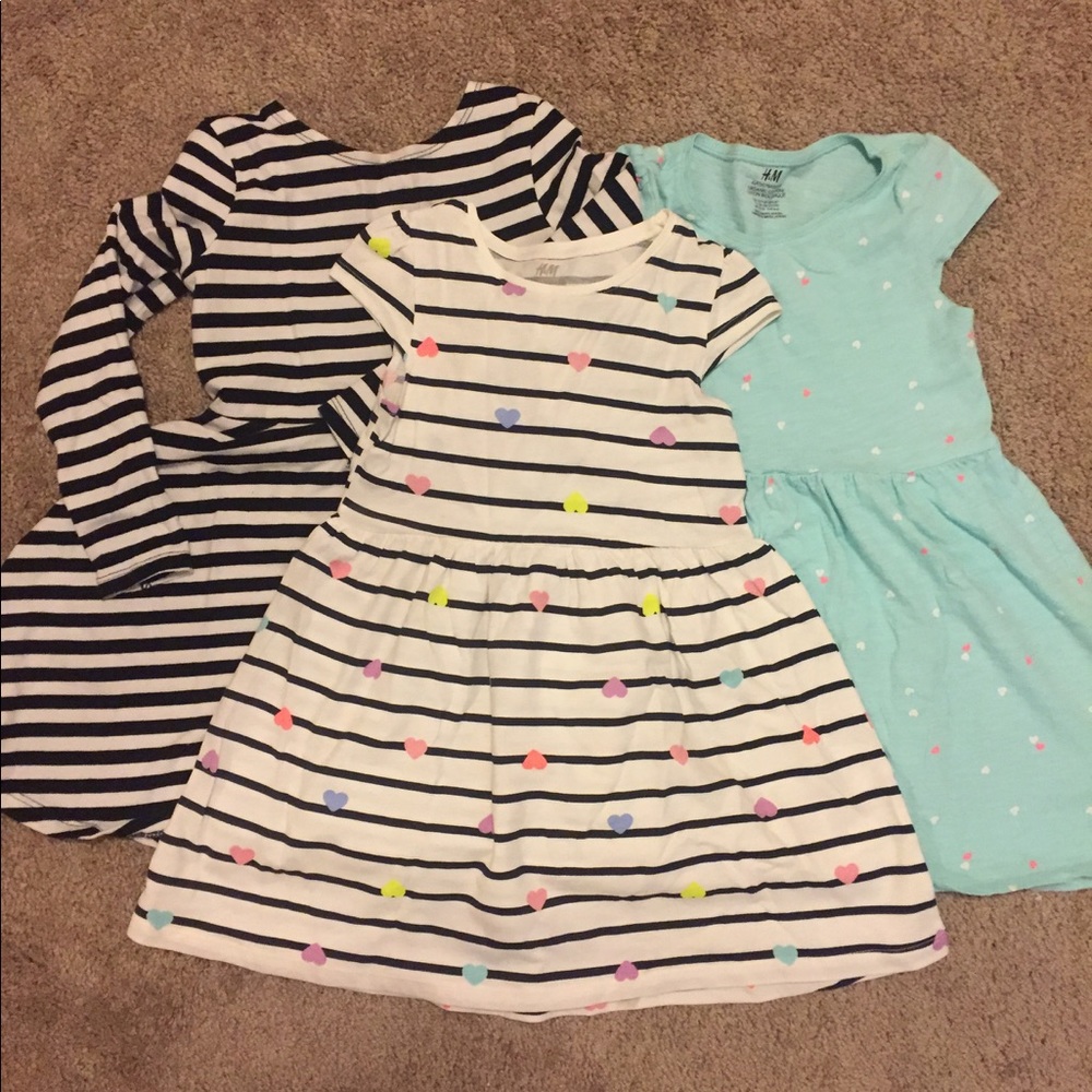 Three H&M dresses.