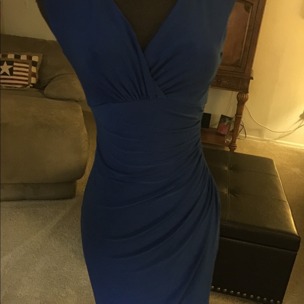 Dress Ralph Lauren blue size 6P  wore once.