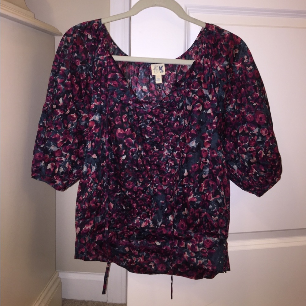 Flower Patterned Blouse