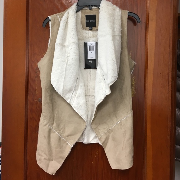 Me Too faux shearling vest size M - Picture 4 of 6