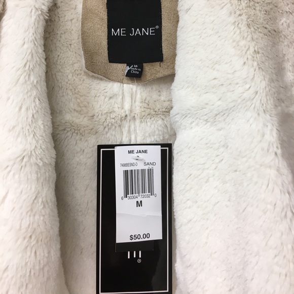 Me Too faux shearling vest size M - Picture 5 of 6