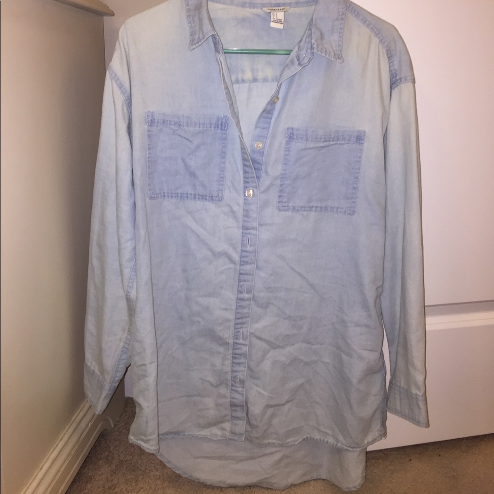 Jean Button Down Shirt
