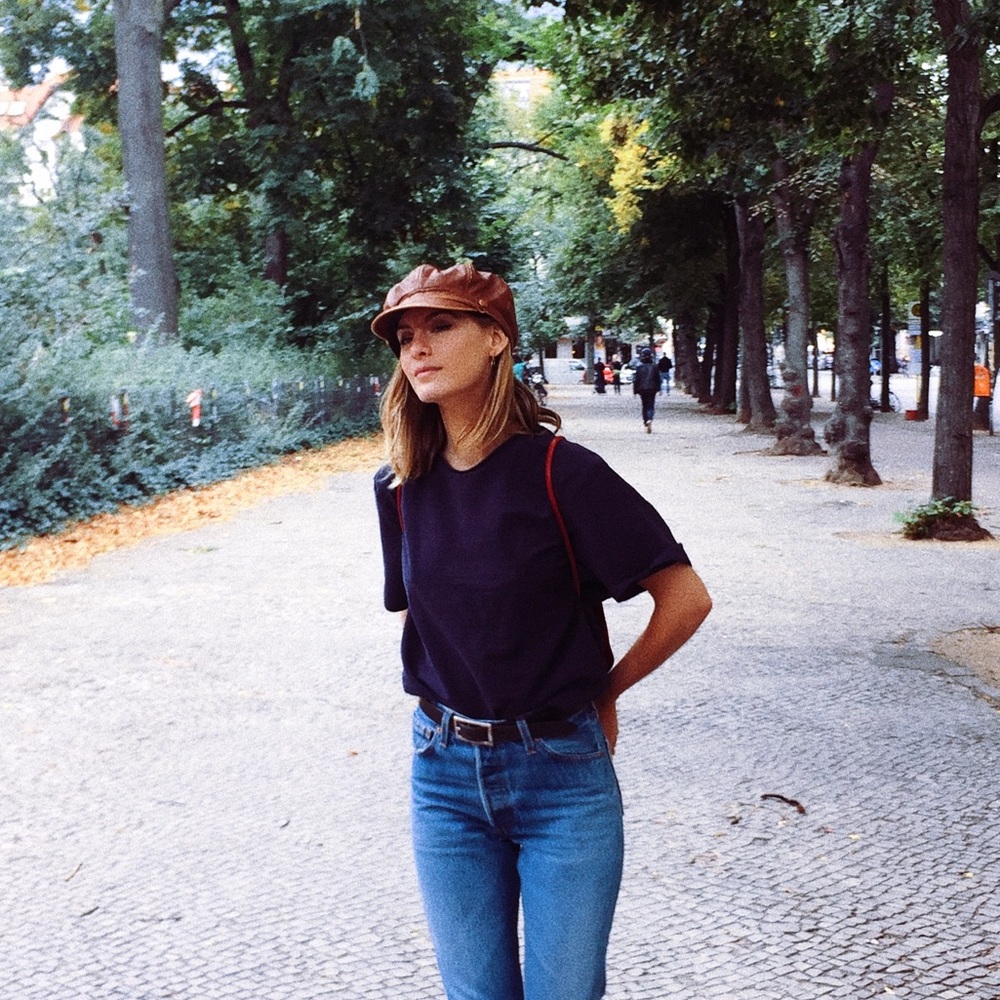 Brown Vinyl Fisherman’s cap