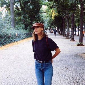 Brown Vinyl Fisherman’s cap