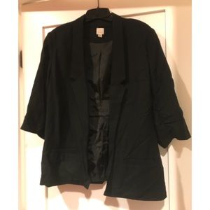Black Crepe Blazer