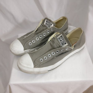 Gray Converse slip-on sneaker 11 Women's