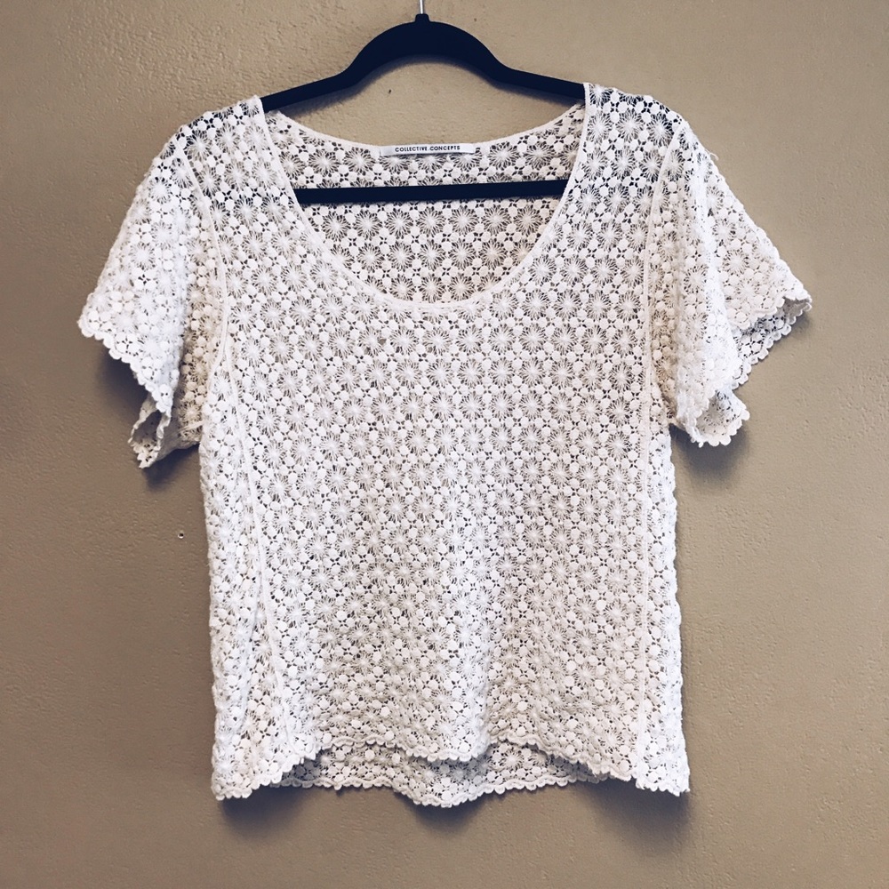 Groovy Crocheted T Shirt