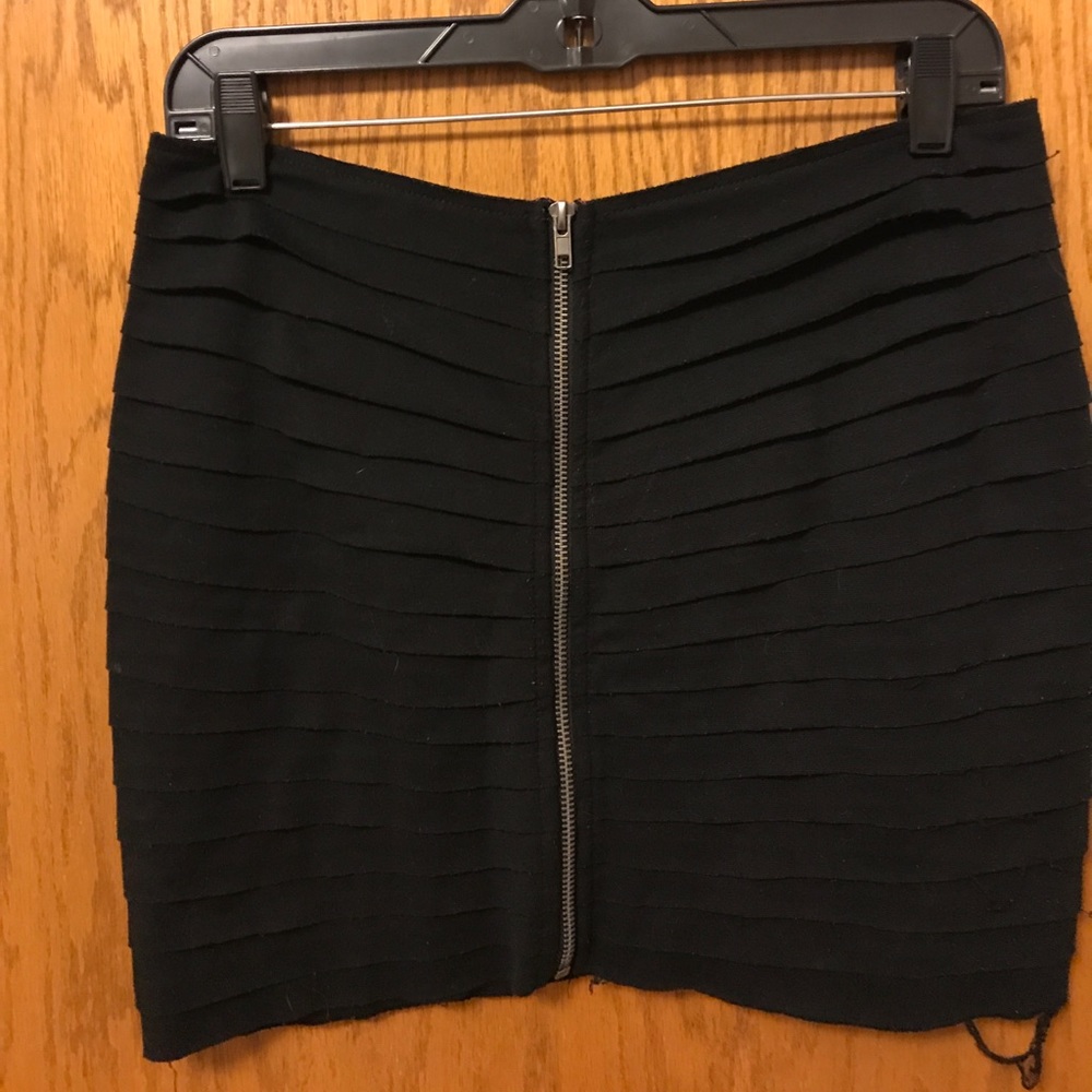 Black dress with zipper