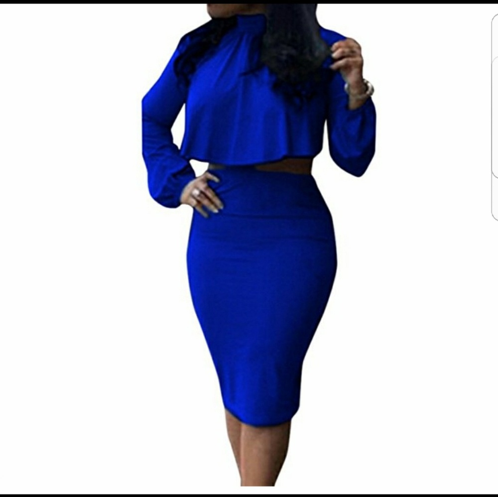 Womens 2piece skirt set