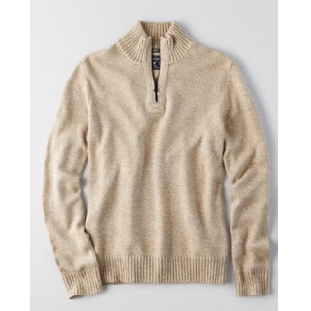 NWT American Eagle stripped mock neck sweater