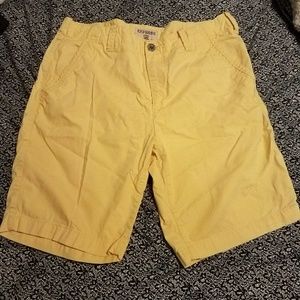 Yellow express shorts