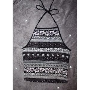 Halter crop top