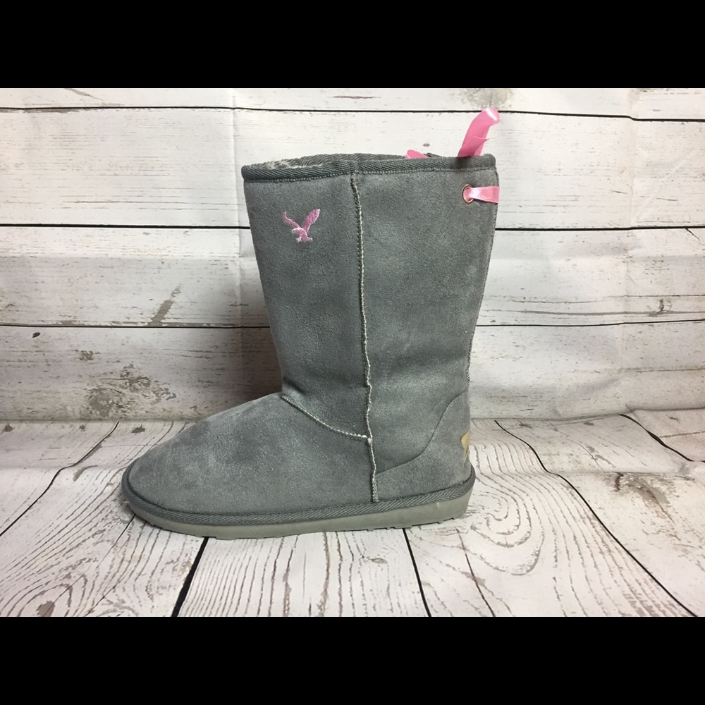 NEWFinderway Flat Heel Mid Calf Cozy Faux Fur Boot