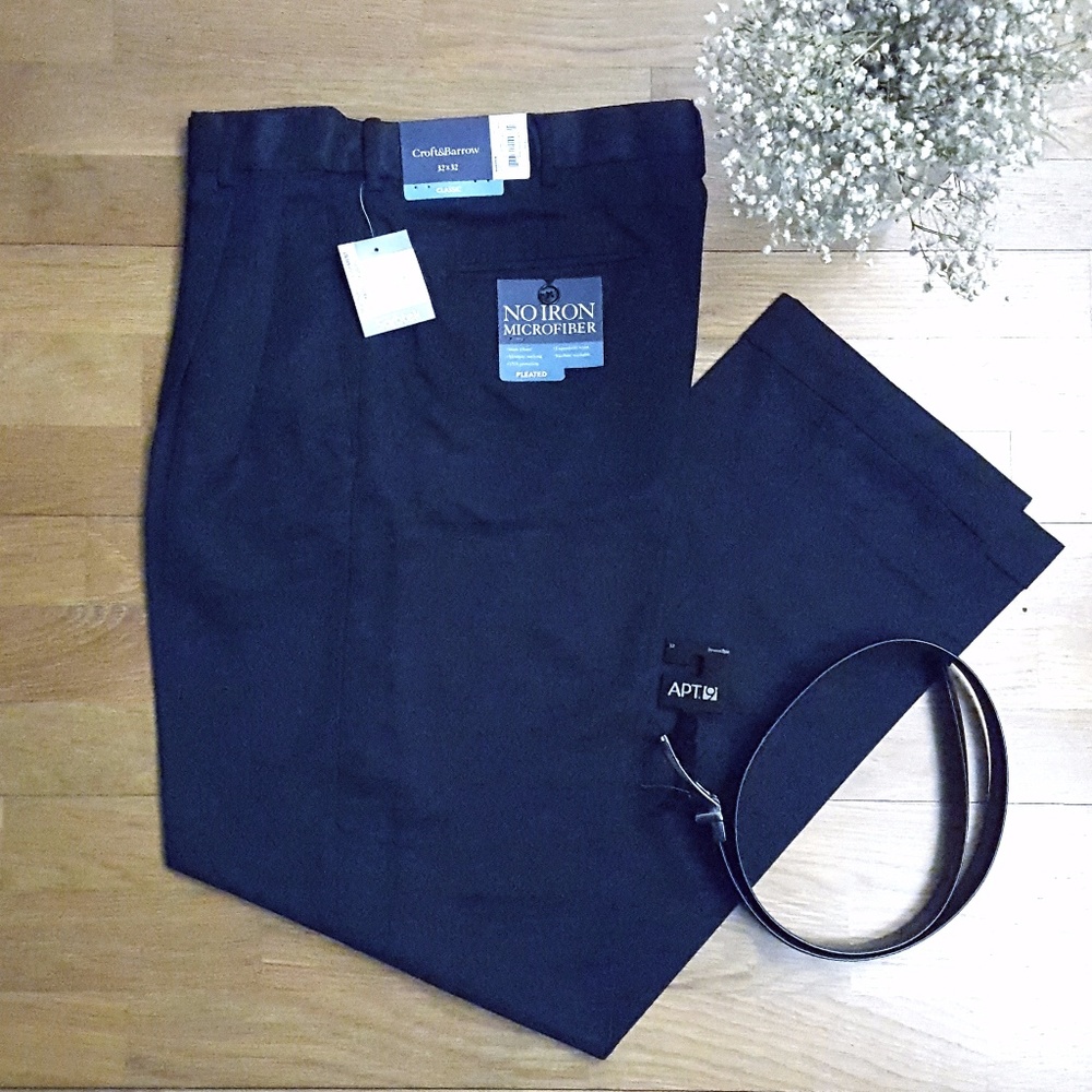 SOLD! NWT Croft & Barrow mens dress pants