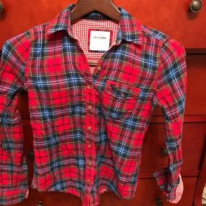 Abercrombie Kids flannel style shirt Large