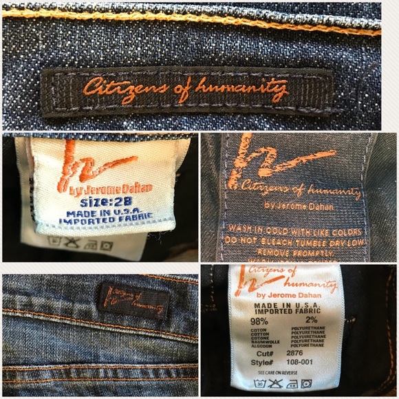 EUC Citizens Of Humanity Ric Rac #108 Stretch Jean - Picture 5 of 8