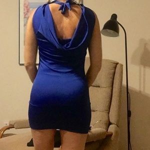 royal blue club dress