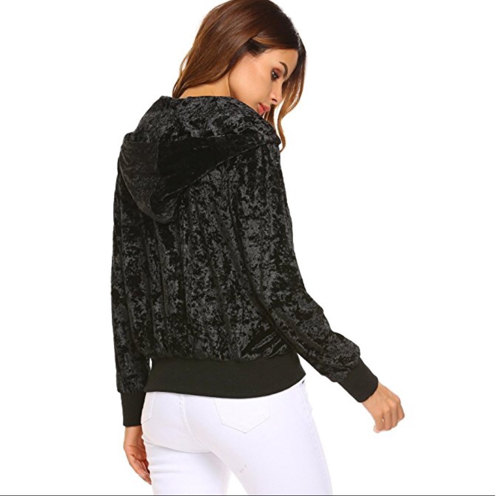 Velvet bomber jacket - Picture 7 of 7