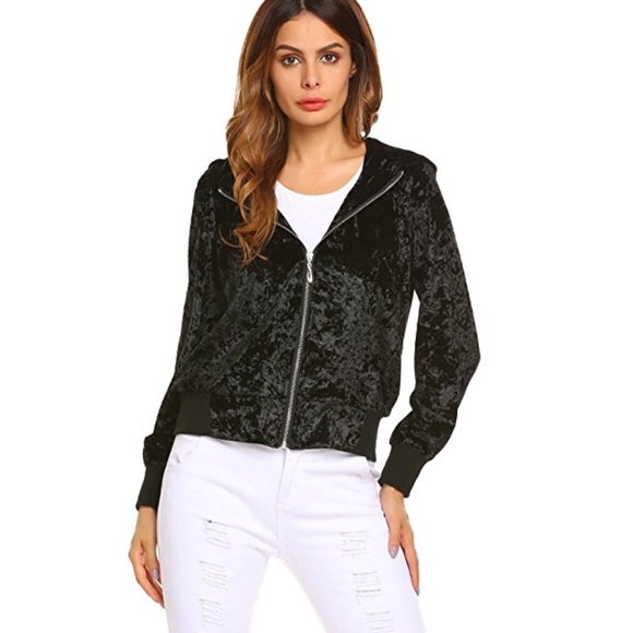 Velvet bomber jacket - Picture 4 of 7