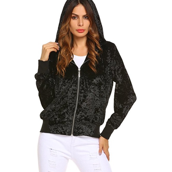 Velvet bomber jacket - Picture 6 of 7