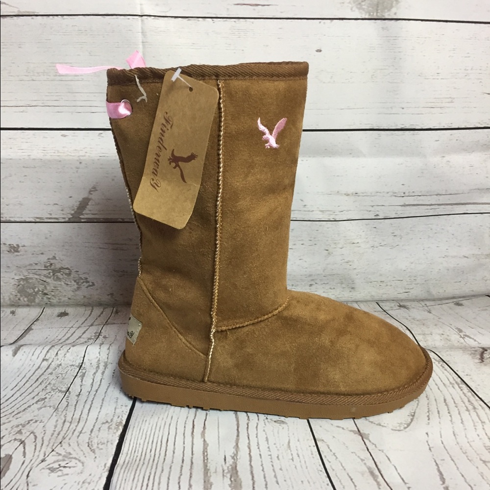 NEW Finderway Mid Calf Faux Fur Winter Boot