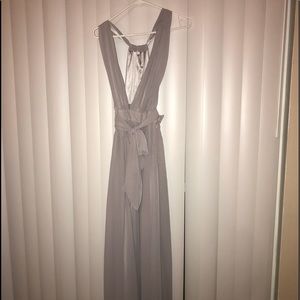 Grey Prom Dress
