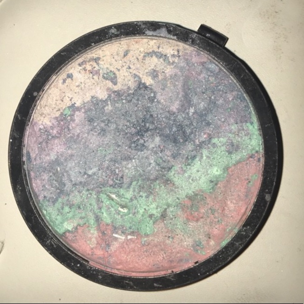 CUSTOM HANDMADE pressed pastel rainbow highlighter