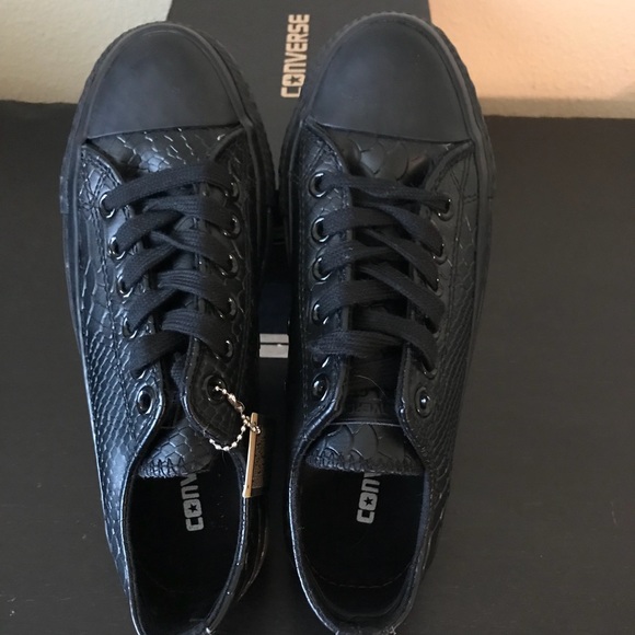 Black Python Converse - Unisex - Picture 2 of 4