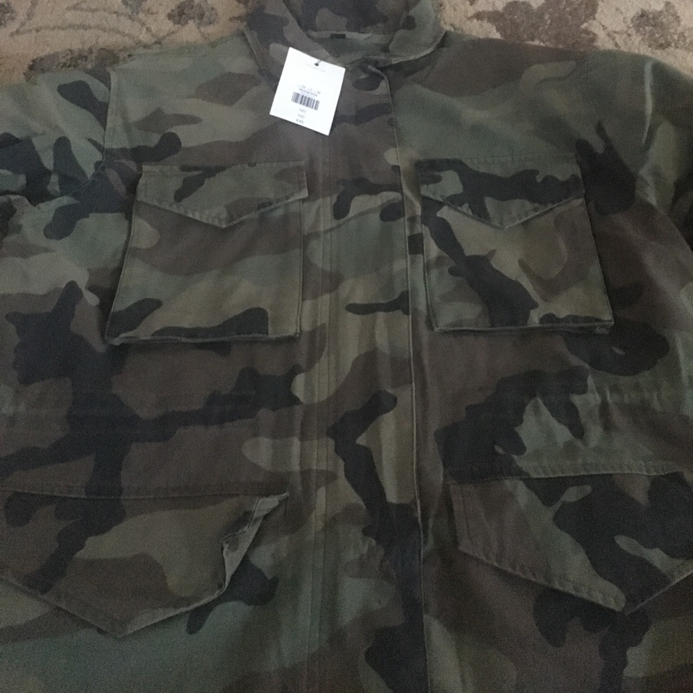 💋❤️💗💜Topshop Sandy Camo shirt jacket - Picture 5 of 6