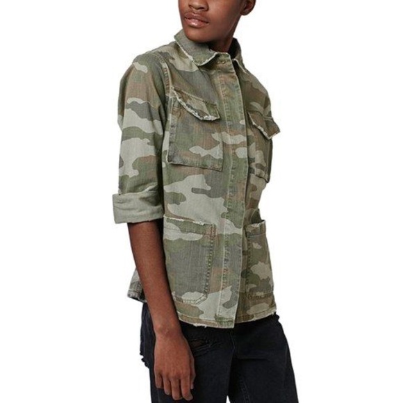 💋❤️💗💜Topshop Sandy Camo shirt jacket - Picture 2 of 6