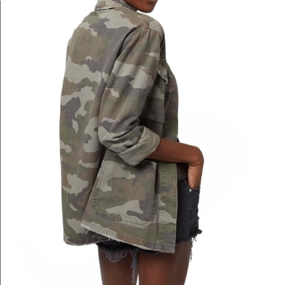 💋❤️💗💜Topshop Sandy Camo shirt jacket - Picture 3 of 6