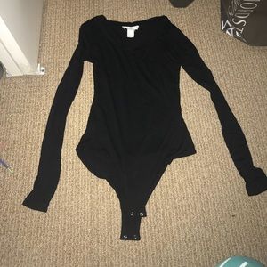 black forever 21 bodysuit